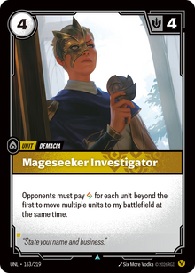 Mageseeker Investigator — Unleashed — Uncommon — Unit