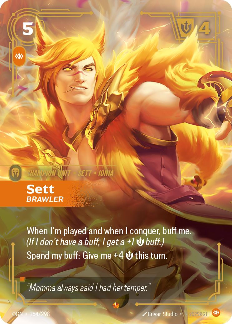 Sett, Brawler — Origins — Epic — Unit