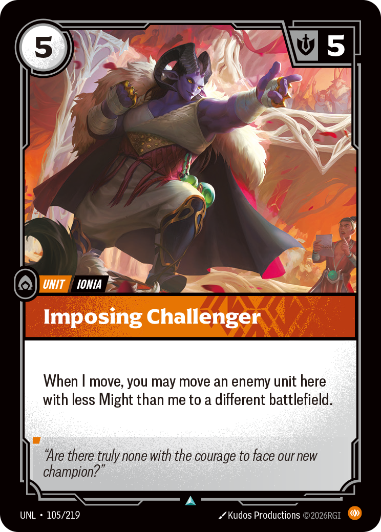 Imposing Challenger — Unleashed — Uncommon — Unit