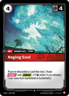 Raging Soul — Origins — Uncommon — Unit