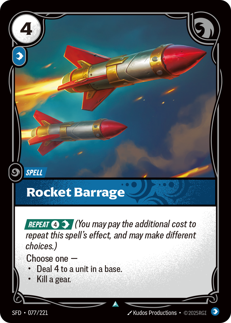 Rocket Barrage — SFD — Uncommon — Spell