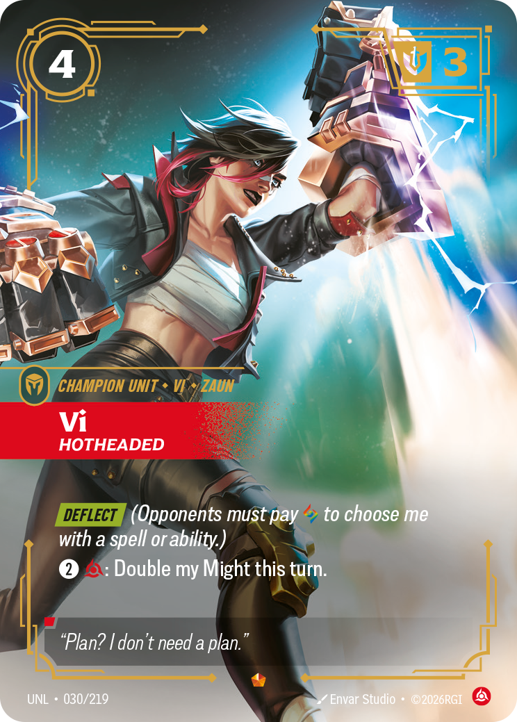 Vi - Hotheaded — Unleashed — Epic — Unit
