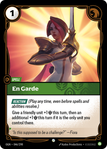 En Garde — Origins — Common — Spell