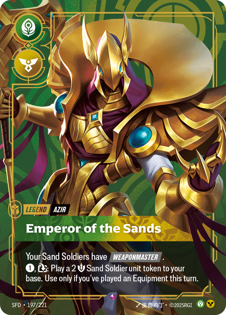Emperor of the Sands — SFD — Rare — Legend
