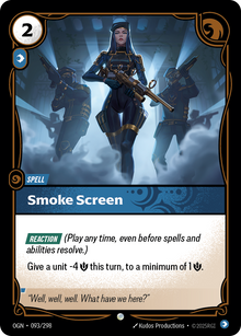 Smoke Screen — Origins — Common — Spell