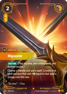 Riposte — SFD — Epic — Spell