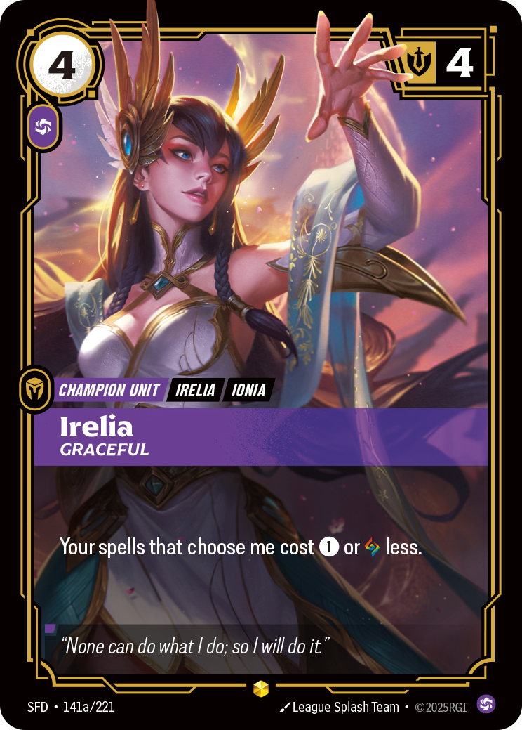 Irelia, Graceful — SFD — Showcase — Unit