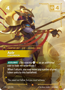 Azir, Sovereign — SFD — Epic — Unit