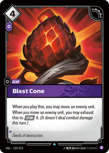 Blast Cone — Unleashed — Uncommon — Gear