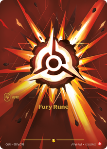 Fury Rune — Origins — Showcase — Rune