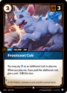 Frostcoat Cub — SFD — Common — Unit