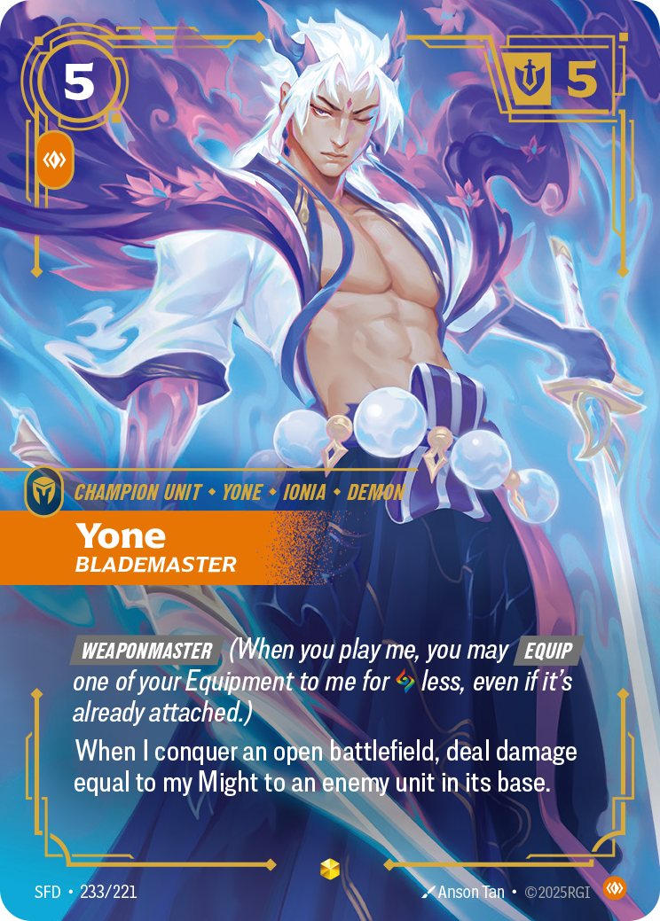 Yone, Blademaster — SFD — Showcase — Unit