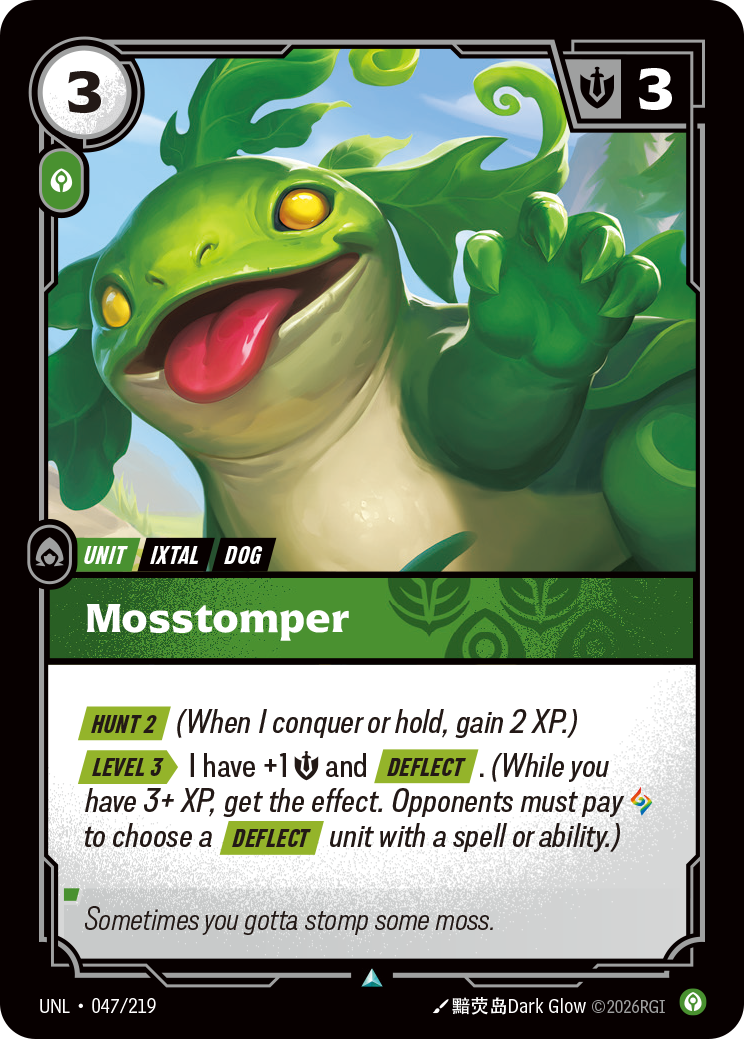 Mosstomper — Unleashed — Uncommon — Unit