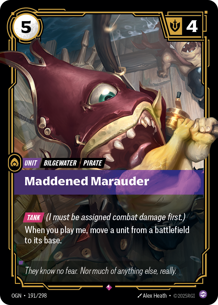 Maddened Marauder — Origins — Rare — Unit