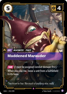 Maddened Marauder — Origins — Rare — Unit