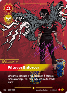 Vi - Piltover Enforcer (Signature) — Unleashed — Showcase — Legend