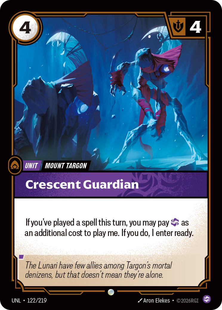 Crescent Guardian — Unleashed — Common — Unit