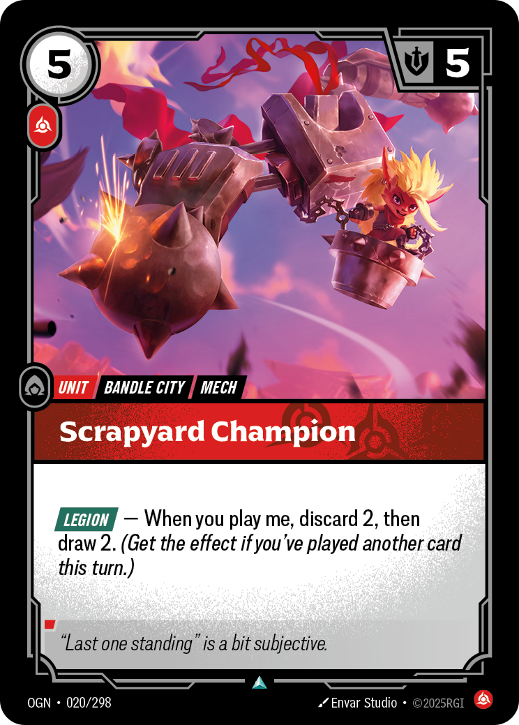 Scrapyard Champion — Origins — Uncommon — Unit