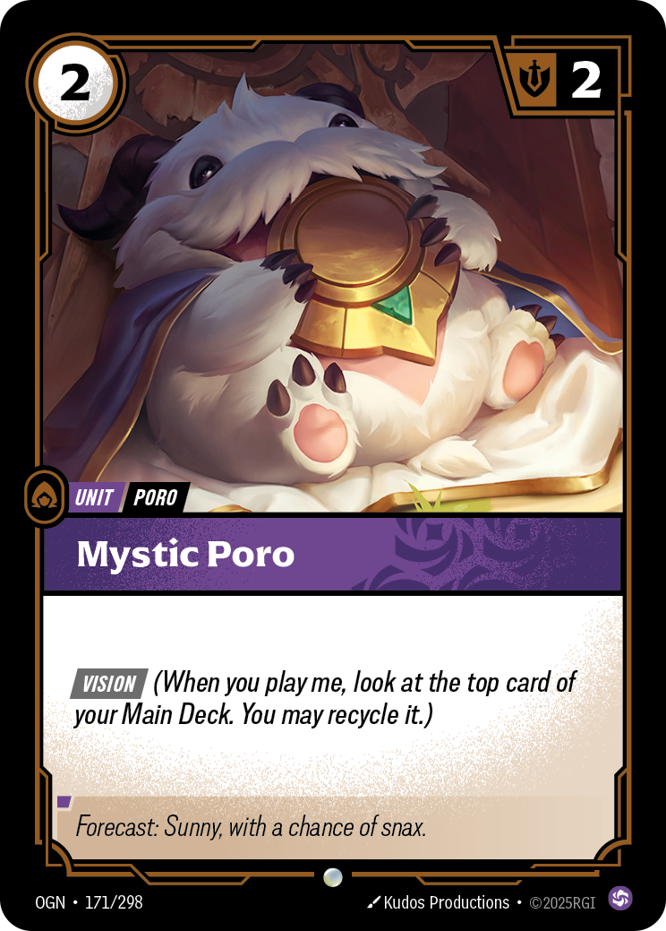 Mystic Poro — Origins — Common — Unit