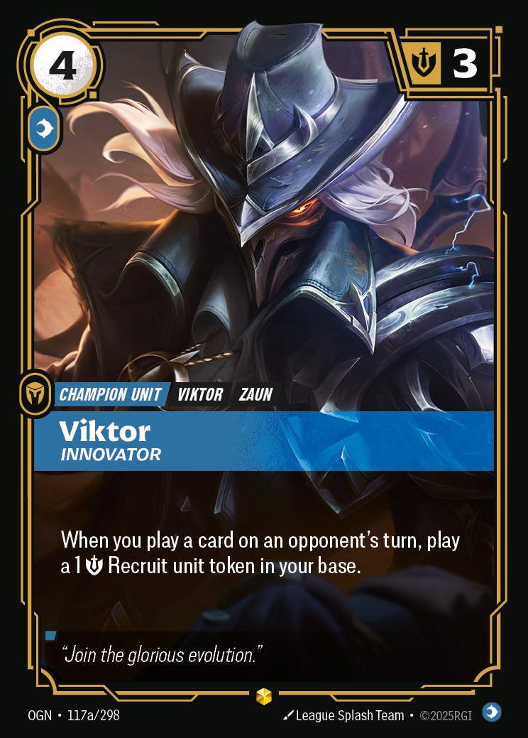Viktor, Innovator — Origins — Showcase — Unit