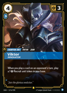 Viktor, Innovator — Origins — Showcase — Unit
