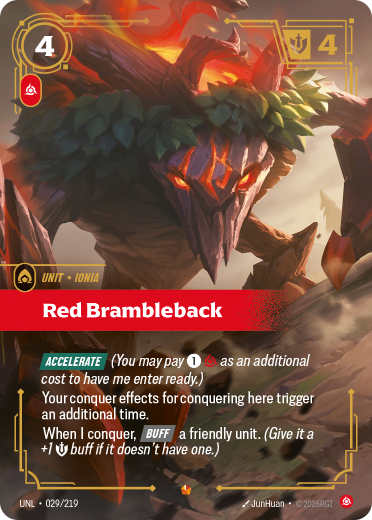Red Brambleback — Unleashed — Epic — Unit