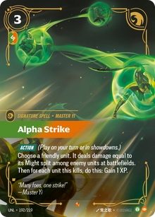 Alpha Strike — Unleashed — Epic — Spell