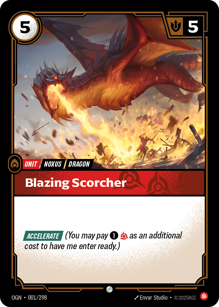 Blazing Scorcher — Origins — Common — Unit
