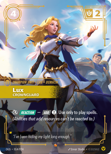 Lux, Crownguard — Proving Grounds — Epic — Unit