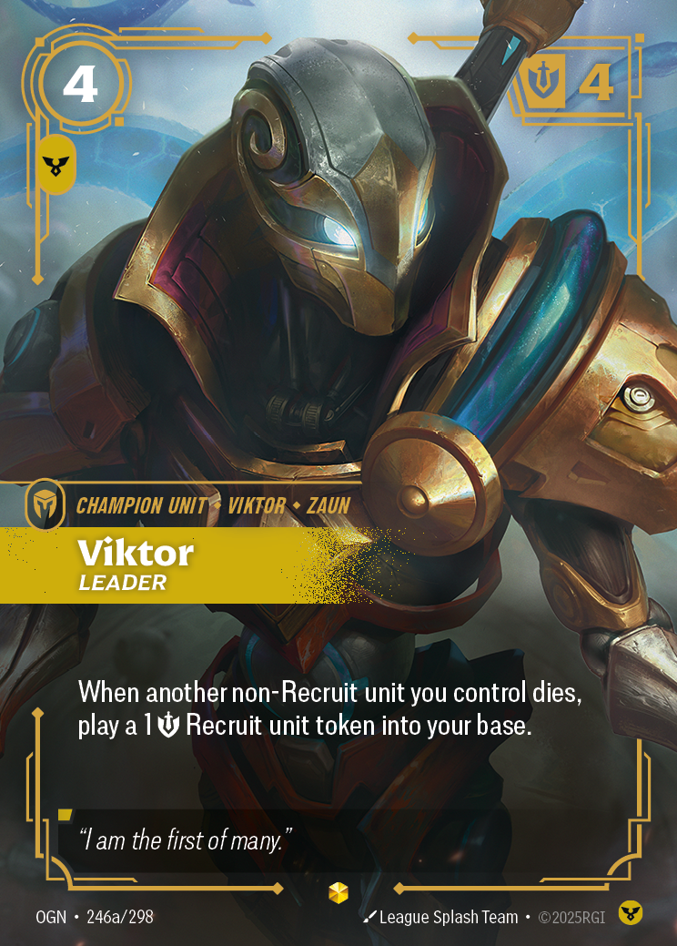 Viktor, Leader — Origins — Showcase — Unit