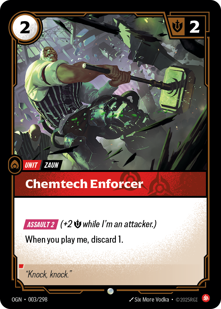Chemtech Enforcer — Origins — Common — Unit