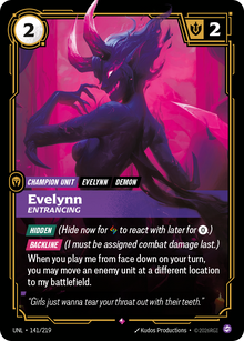 Evelynn - Entrancing — Unleashed — Rare — Unit