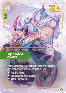 Aphelios, Exalted — SFD — Showcase — Unit