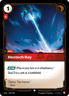 Hextech Ray — Origins — Common — Spell