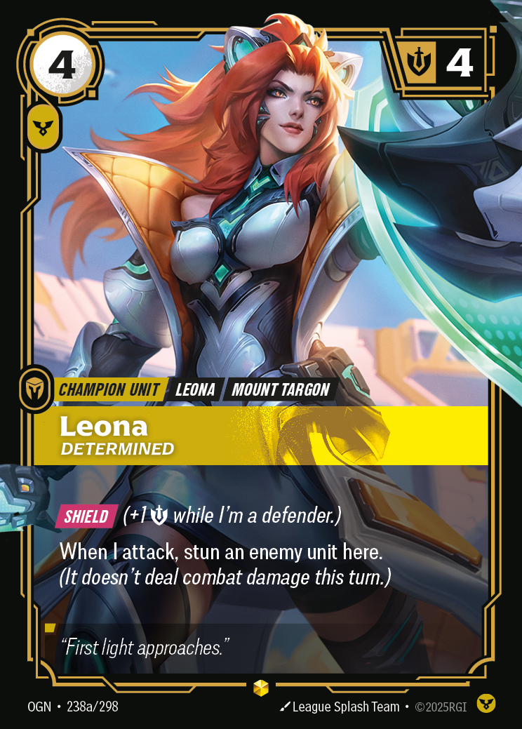 Leona, Determined — Origins — Showcase — Unit
