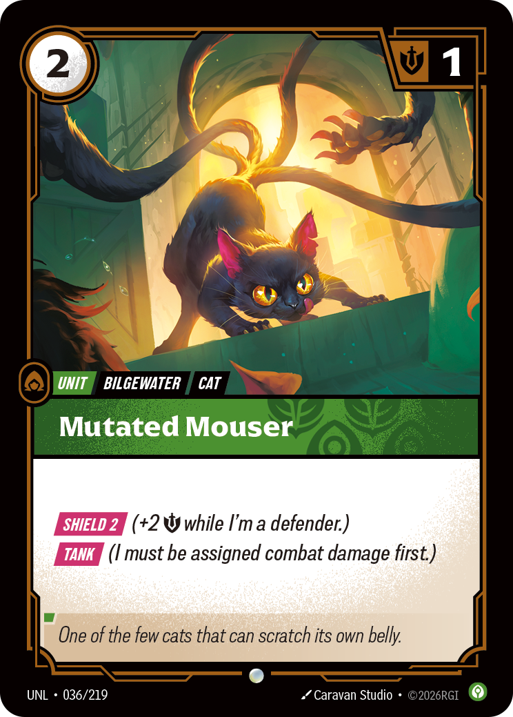 Mutated Mouser — Unleashed — Common — Unit