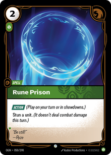 Rune Prison — Origins — Common — Spell