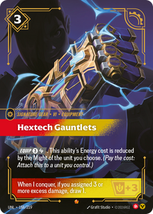 Hextech Gauntlets — Unleashed — Epic — Gear
