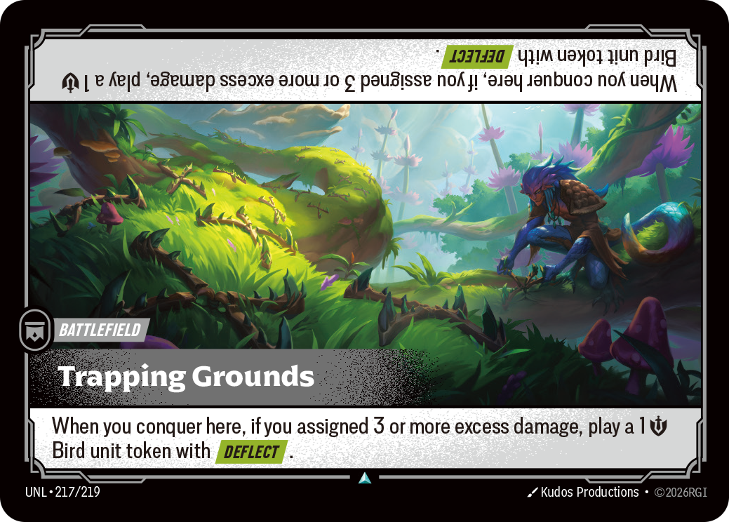 Trapping Grounds — Unleashed — Uncommon — Battlefield