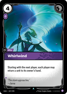 Whirlwind — Origins — Uncommon — Spell