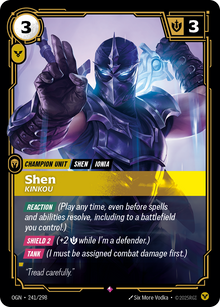 Shen, Kinkou — Origins — Rare — Unit