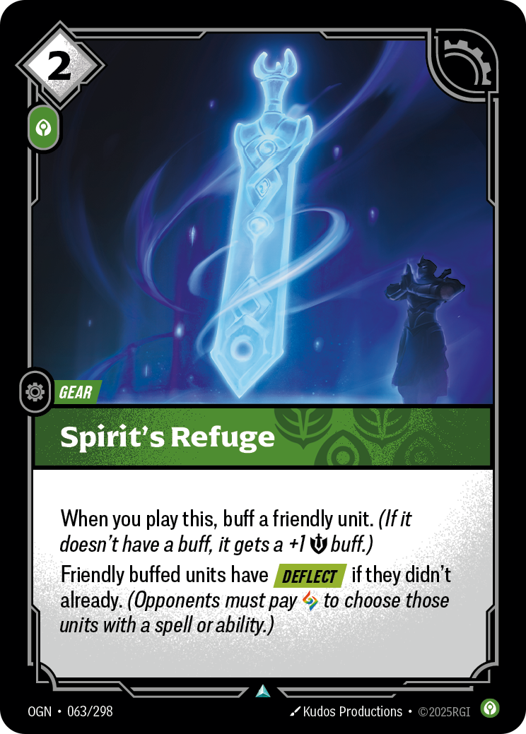 Spirit's Refuge — Origins — Uncommon — Gear