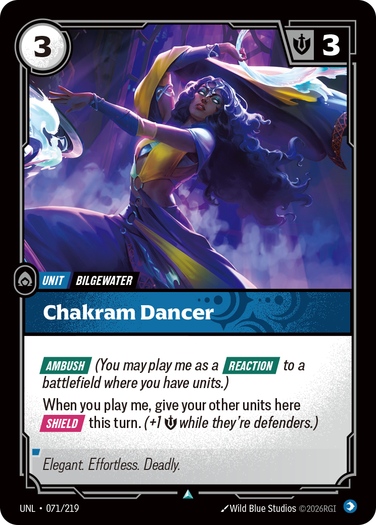 Chakram Dancer — Unleashed — Uncommon — Unit