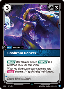 Chakram Dancer — Unleashed — Uncommon — Unit
