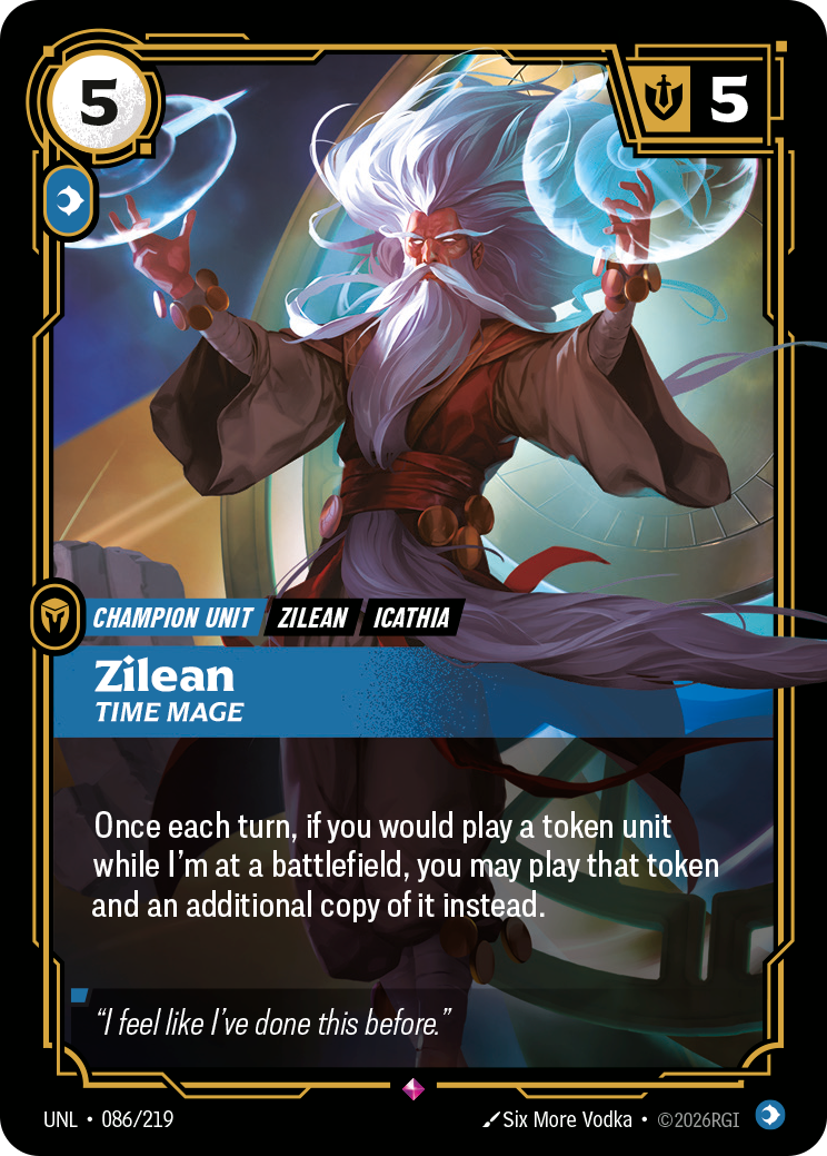 Zilean - Time Mage — Unleashed — Rare — Unit