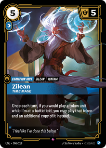 Zilean - Time Mage — Unleashed — Rare — Unit