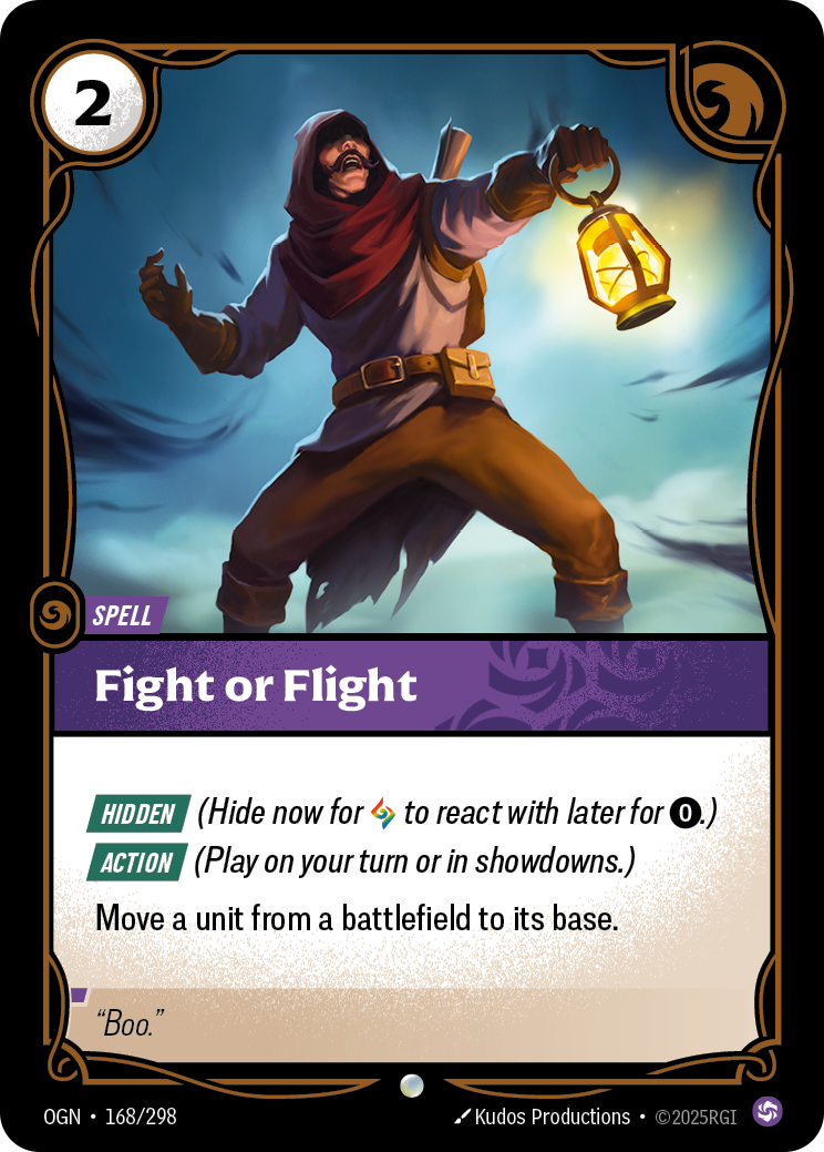 Fight or Flight — Origins — Common — Spell
