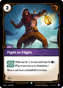 Fight or Flight — Origins — Common — Spell