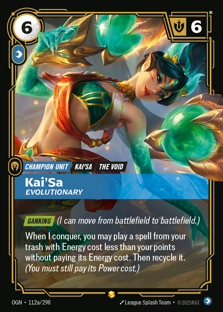 Kai'Sa, Evolutionary — Origins — Showcase — Unit