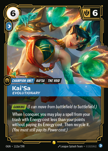 Kai'Sa, Evolutionary — Origins — Showcase — Unit